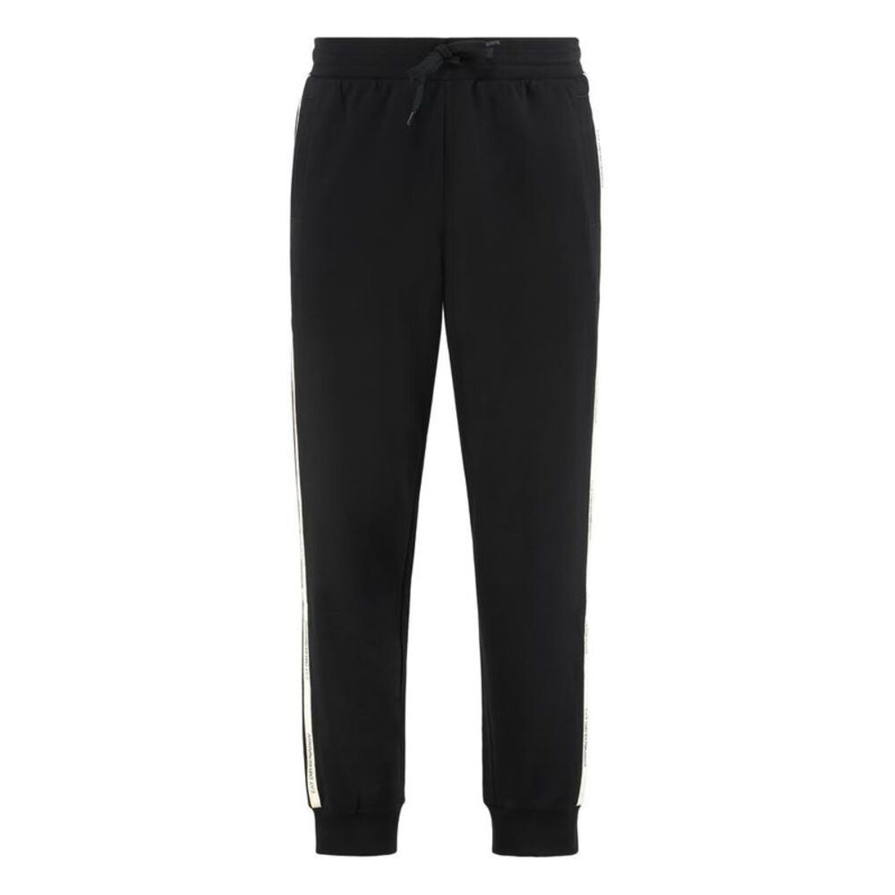 EA7 Emporio Armani Track Pants with Side Logo Tape Men BLACK
